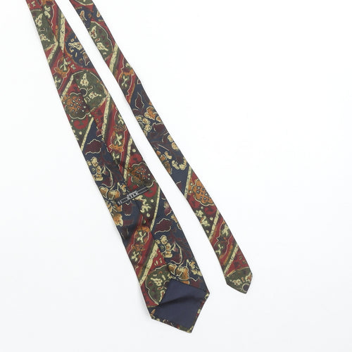 Marks and Spencer St Michael Men's Multicoloured Floral Silk Tie