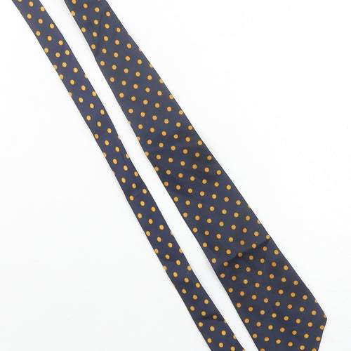 Jean Pierre Men's Navy Blue Polka Dot Tie 176 Designer Style