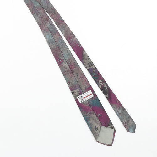 Balancine Men’s Purple Disney Mickey Mouse Music Tie Polyester Vintage