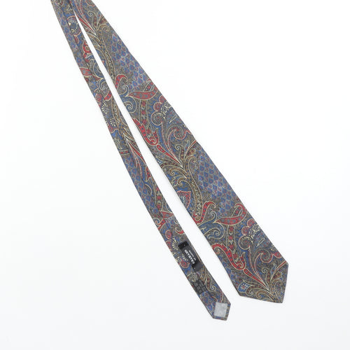 Jose Piscador Men's Blue Paisley Silk Tie