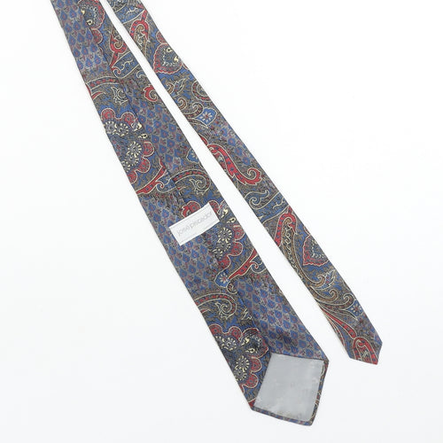 Jose Piscador Men's Blue Paisley Silk Tie