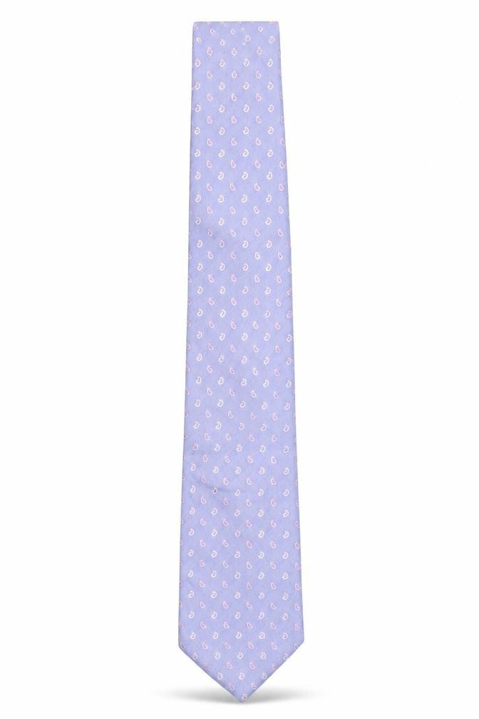 Austin Reed Men's Purple Paisley 100% Silk Designer Tie One Size