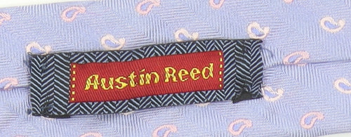 Austin Reed Men's Purple Paisley 100% Silk Designer Tie One Size