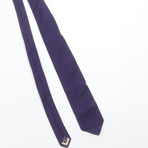 Thomas Pink Men's Purple Silk Pointed Tie 176cm
