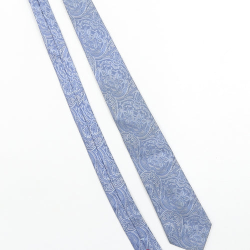 Jeff Banks Men's Blue Paisley Silk Designer Tie