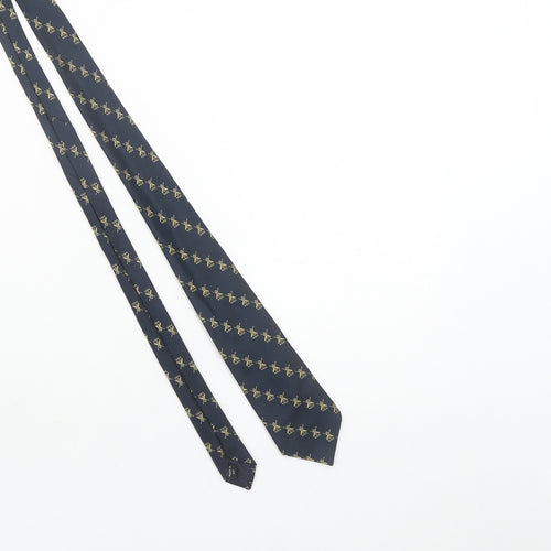 Pierre Cardin Men's Blue Silk Rowing Pattern Vintage Tie