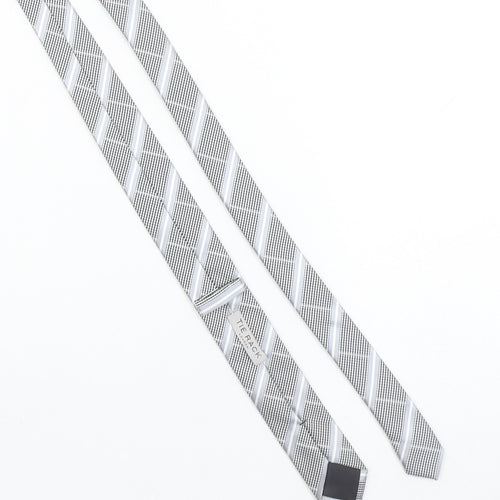 Tie Rack London Men's Grey Houndstooth Slim Tie