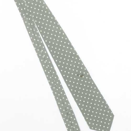 Marks and Spencer Men's Green Italian Silk Polka Dot Tie