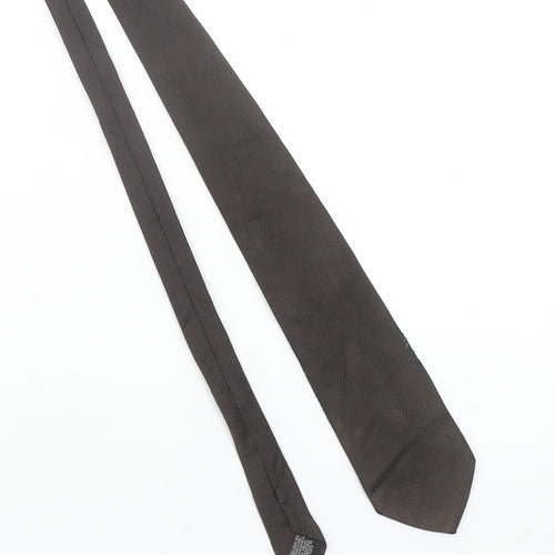 Tie Rack Men’s Brown Striped Silk Designer Tie One Size