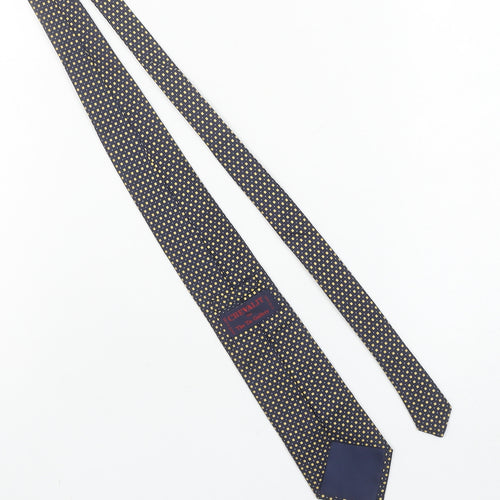 Chevalit Silk Blue and Yellow Geometric Men's Tie 176cm