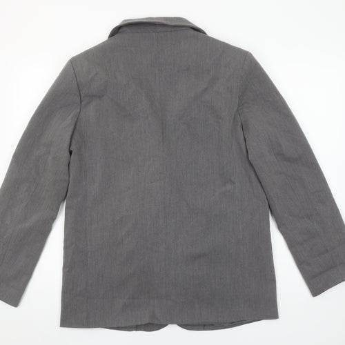 Motel Women’s Grey XS Classic Single-Breasted Blazer Jacket