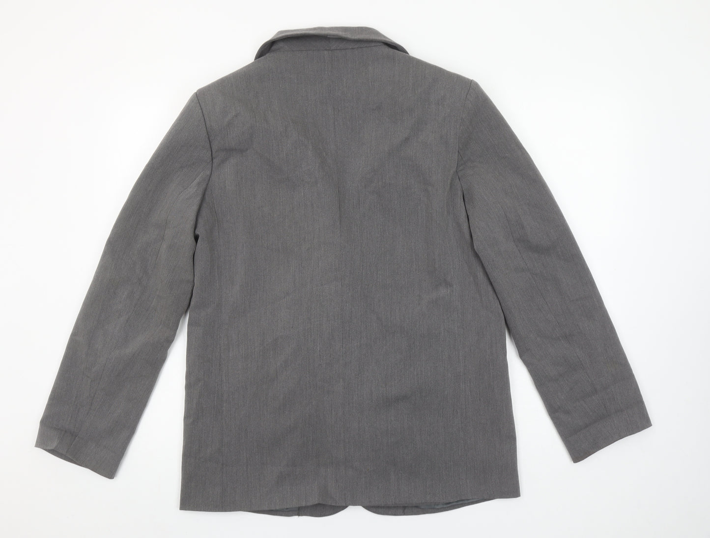 Motel Women’s Grey XS Classic Single-Breasted Blazer Jacket
