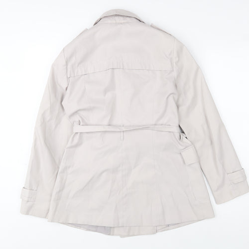Debenhams The Collection Petite Beige Trench Coat Size 10