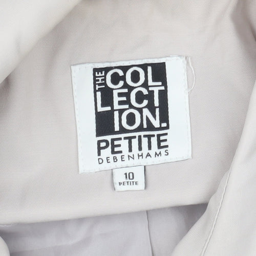 Debenhams The Collection Petite Beige Trench Coat Size 10