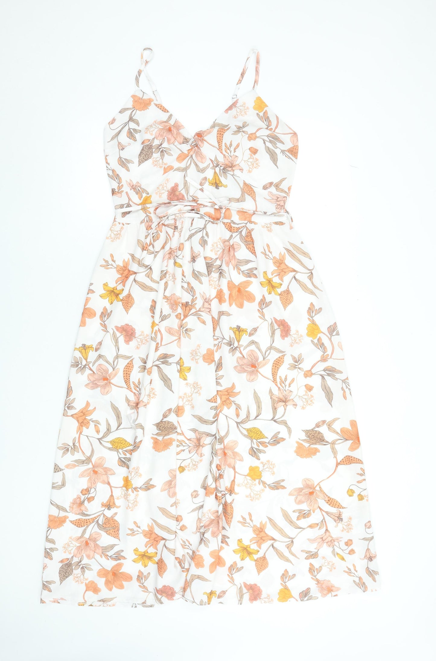 Parisian Women’s Multicoloured Floral Midi Slip Dress Size 12