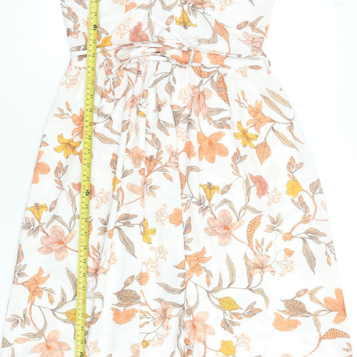 Parisian Women’s Multicoloured Floral Midi Slip Dress Size 12