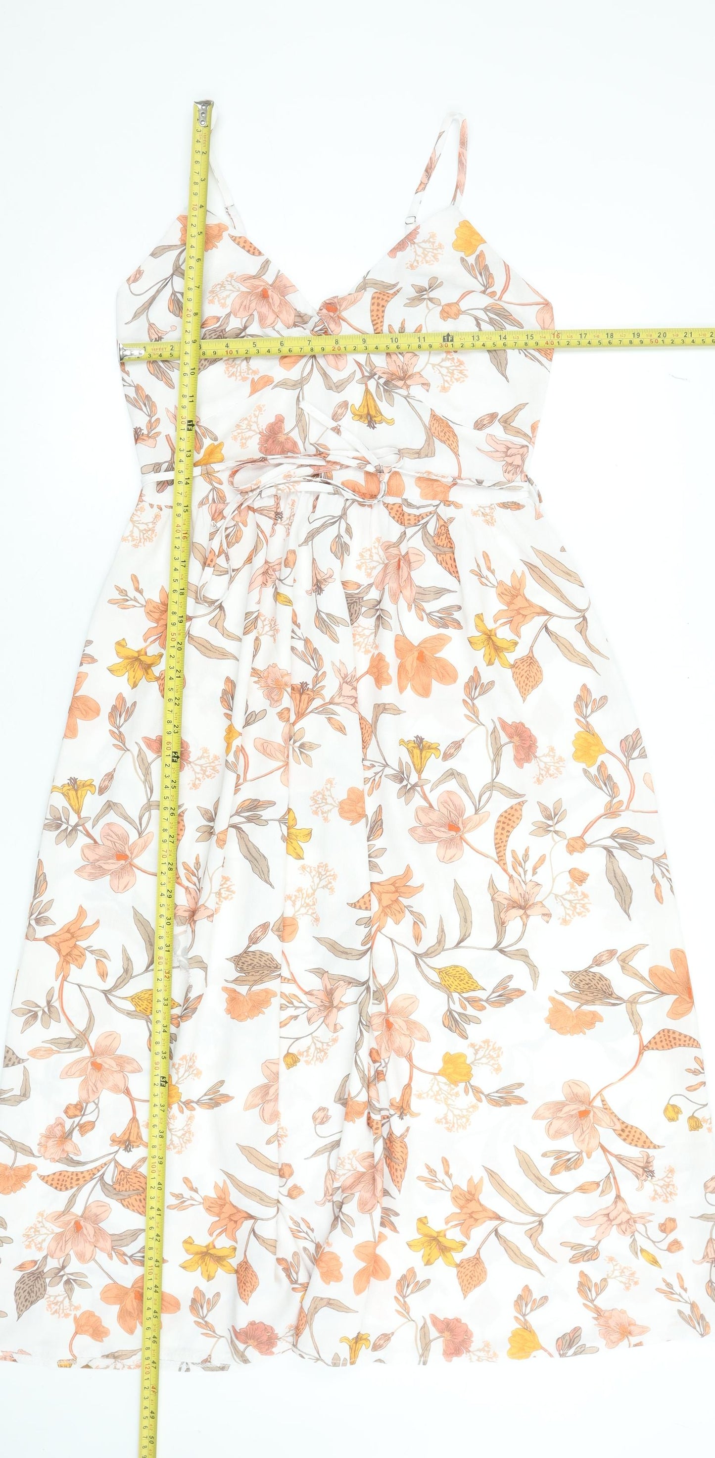 Parisian Women’s Multicoloured Floral Midi Slip Dress Size 12