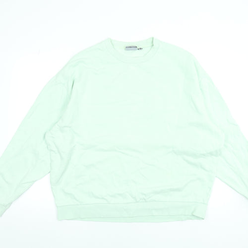 ASOS DESIGN Men's Green XL Crew Neck Pullover Sweatshirt