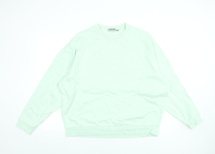 ASOS DESIGN Men's Green XL Crew Neck Pullover Sweatshirt