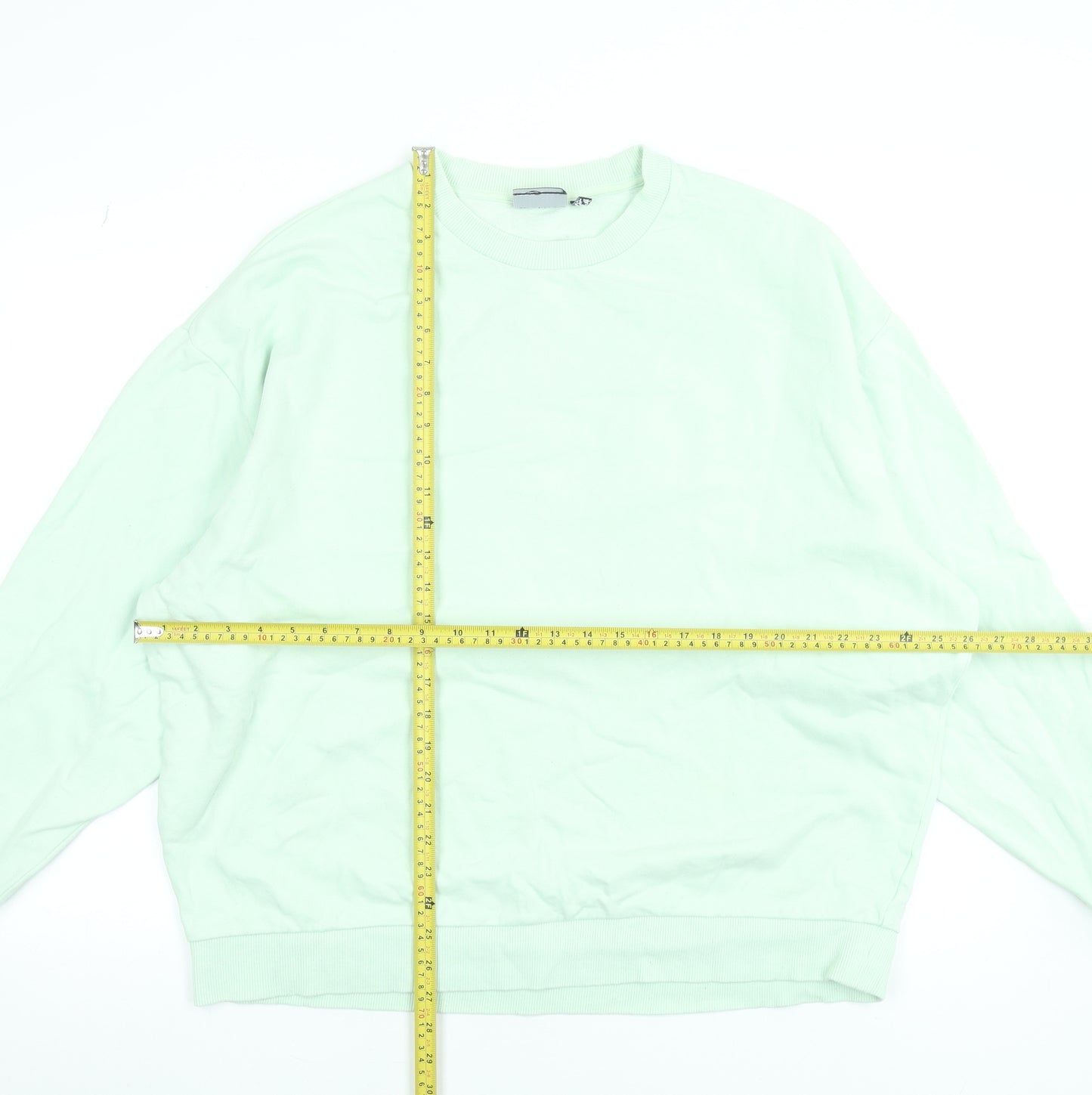 ASOS DESIGN Men's Green XL Crew Neck Pullover Sweatshirt