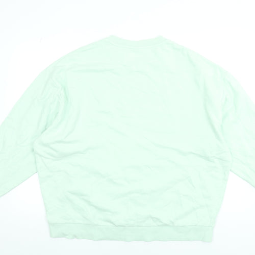 ASOS DESIGN Men's Green XL Crew Neck Pullover Sweatshirt
