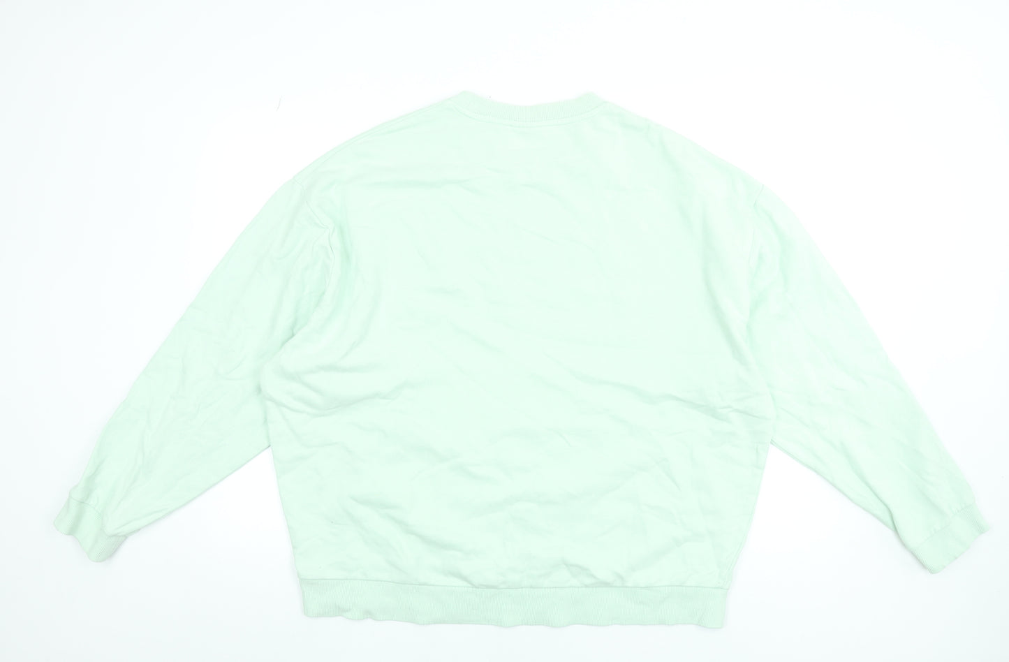 ASOS DESIGN Men's Green XL Crew Neck Pullover Sweatshirt