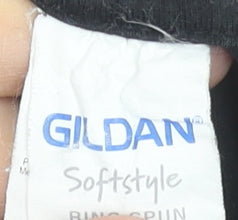 Gildan Men's Black Game of Thrones Dracarys Graphic Cotton T-Shirt Size L