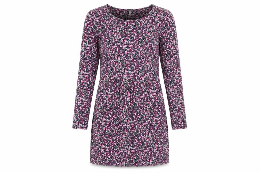 Joules Women’s Multicoloured Floral Shift Dress Size 6 Long Sleeve