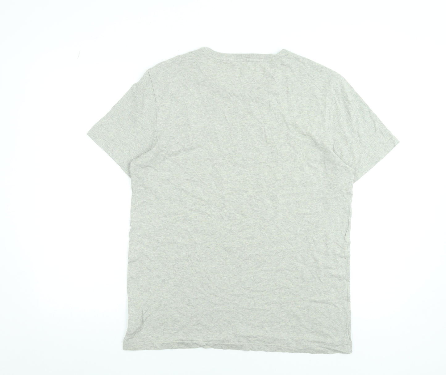 Polo Ralph Lauren Men's Grey Crew Neck Custom Fit T-Shirt Size L