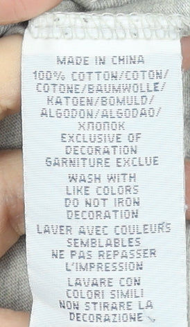 Polo Ralph Lauren Men's Grey Crew Neck Custom Fit T-Shirt Size L