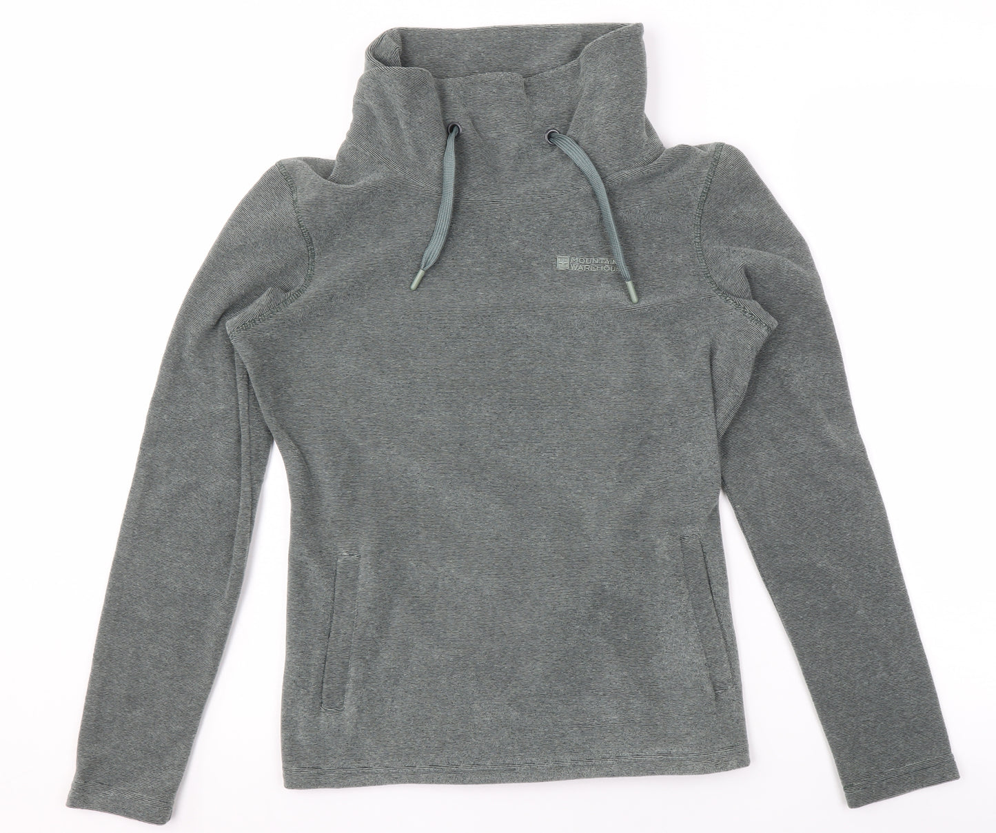 Mountain Warehouse Women’s Grey Pullover Sweatshirt UK 8 Funnel Neck
