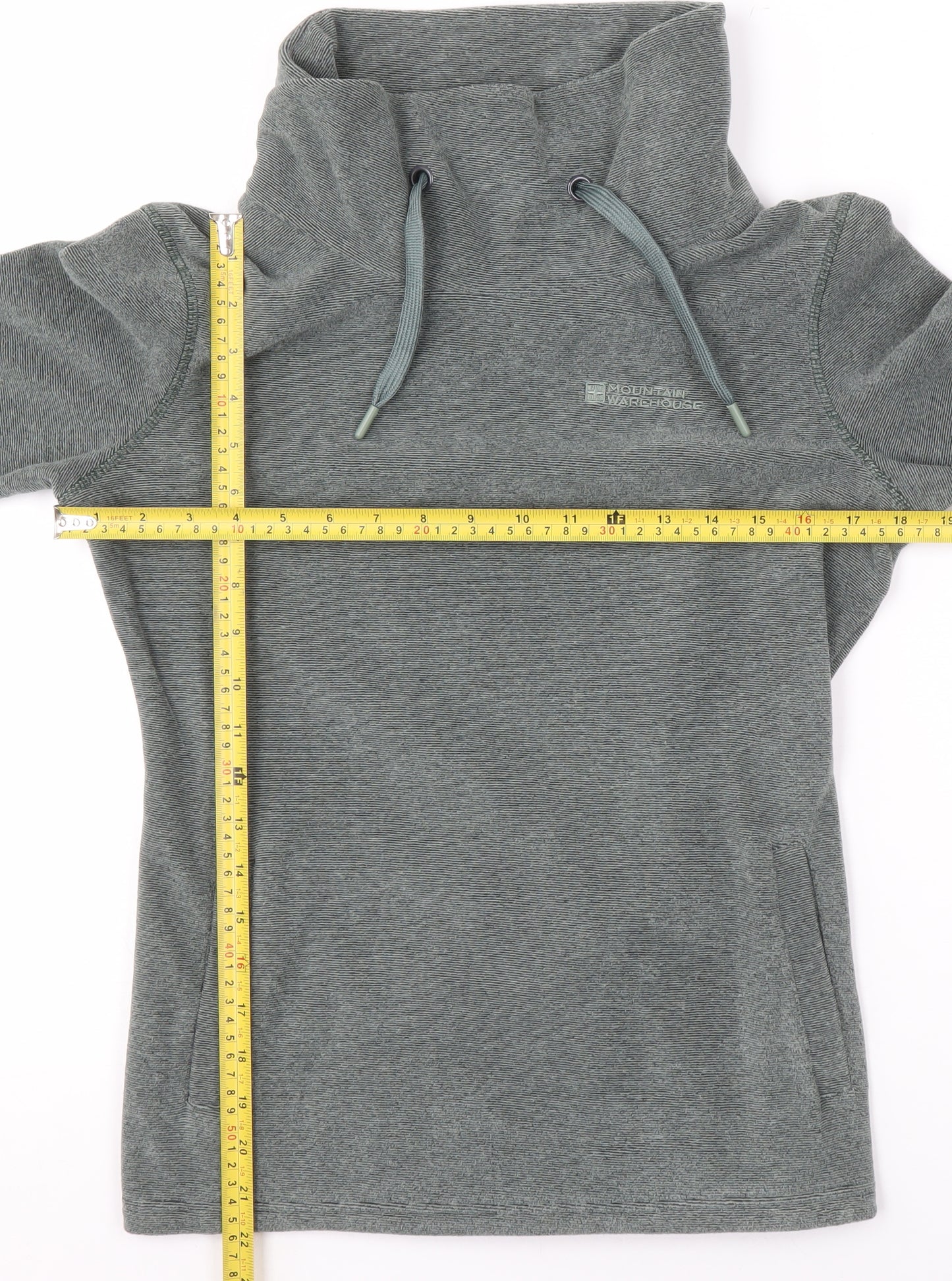 Mountain Warehouse Women’s Grey Pullover Sweatshirt UK 8 Funnel Neck