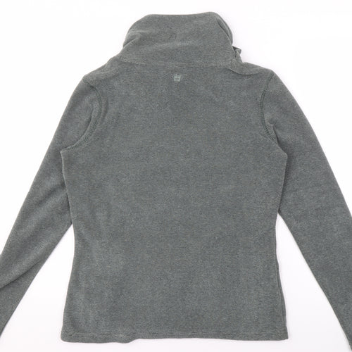 Mountain Warehouse Women’s Grey Pullover Sweatshirt UK 8 Funnel Neck