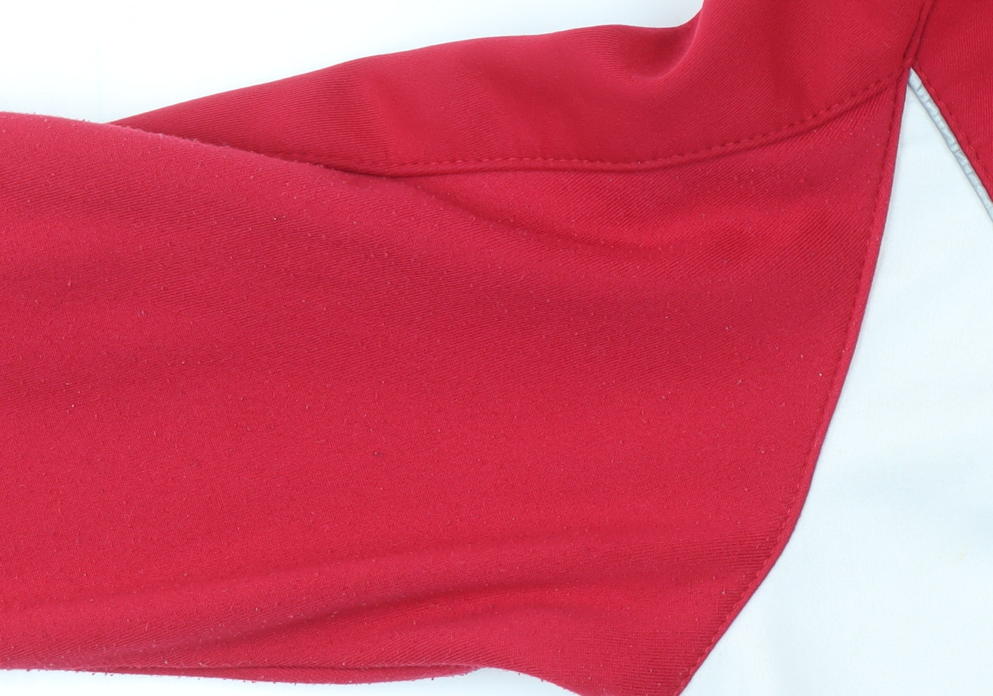 Crane Women Red Softshell Cycling Jacket Size M Full Zip Reflective Sportswear