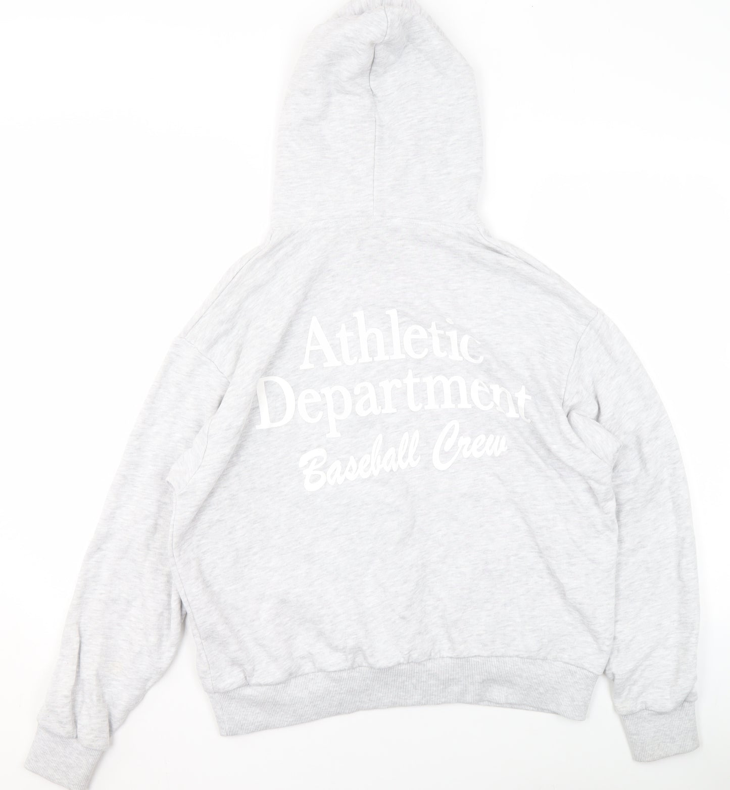 Pull & Bear Teen Women Grey Hoodie XS Boston Players Print