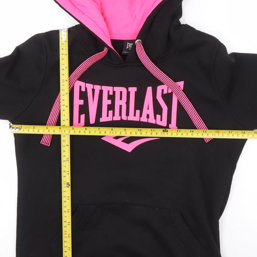 Everlast Women Black & Pink Pullover Hoodie Size 10