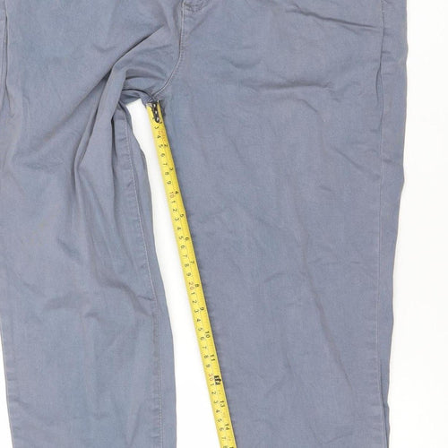 Primark Women’s Grey Straight Leg Jeans Size 10 Regular Denim