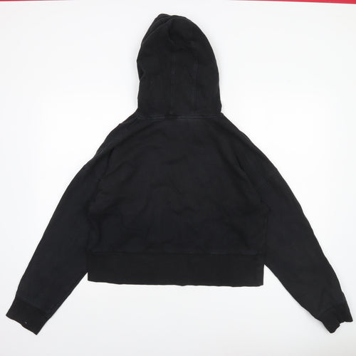 DKNY Sport Women's Black Hoodie Medium 100% Cotton Pullover