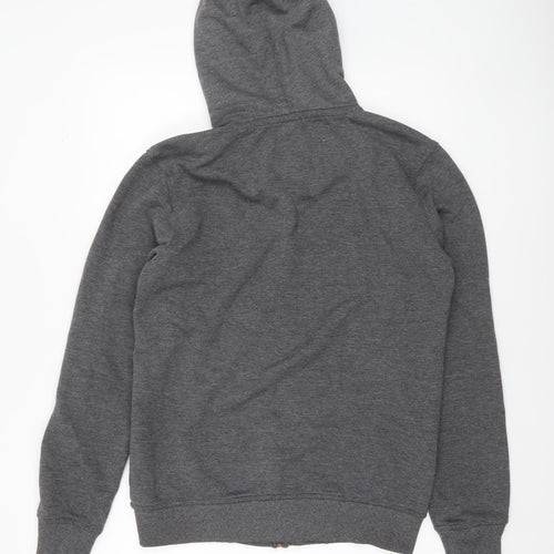 SoulCal & Co Men’s Grey Full Zip Hoodie Size L Regular Fit