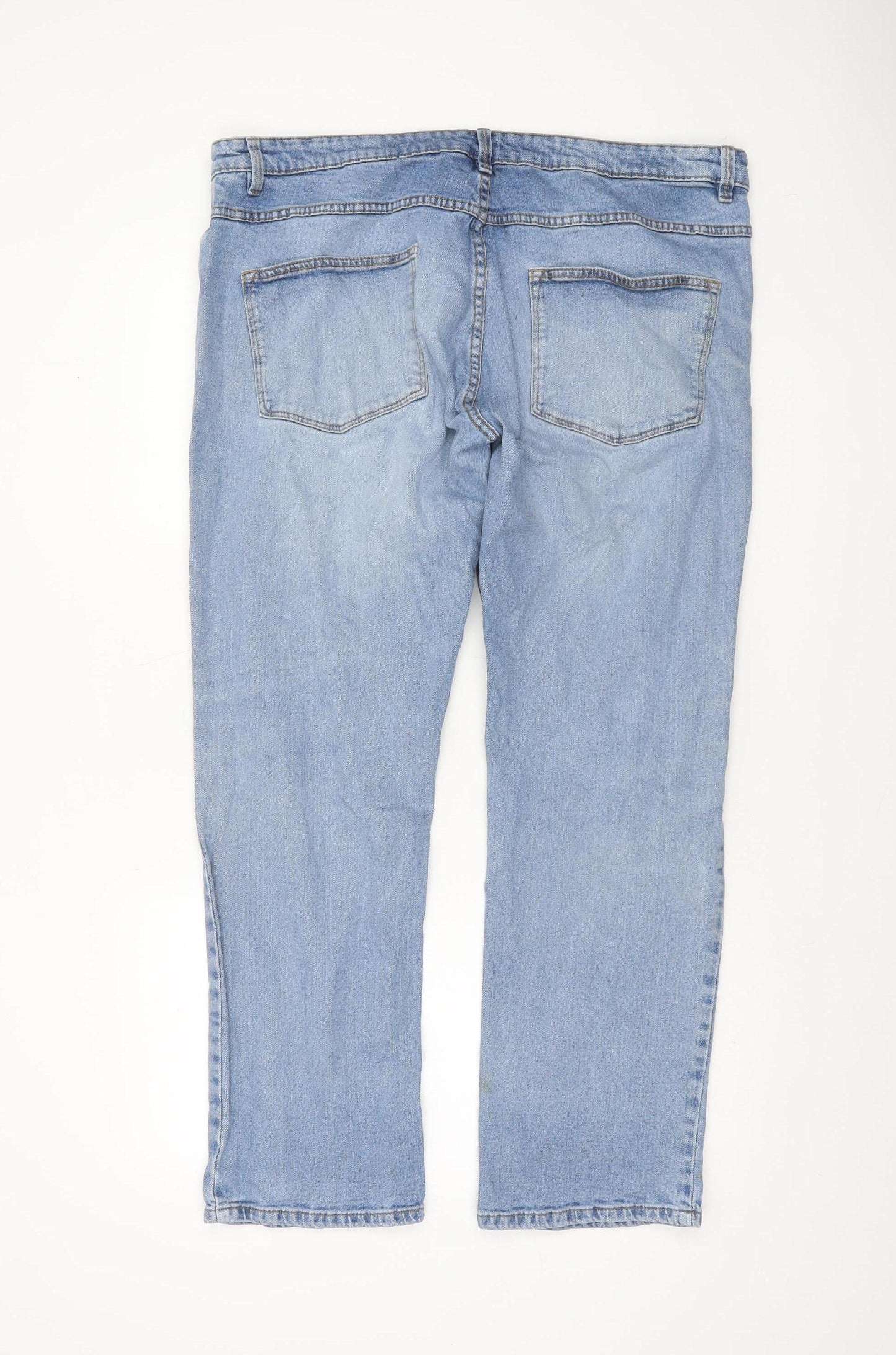 Dunnes Stores Men's Blue 40in Regular Fit Straight Leg Jeans