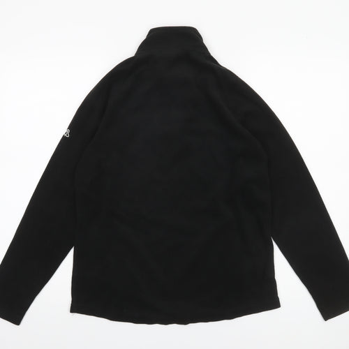 Craghoppers Women Black Fleece Pullover 1/2 Zip Sweatshirt UK 12