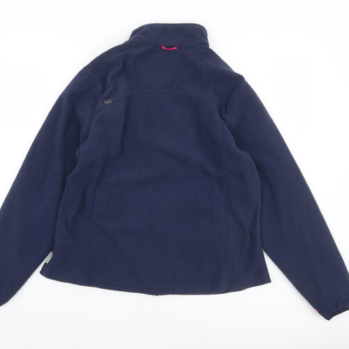 Quechua Women's Blue Fleece Full Zip Jacket Size 14