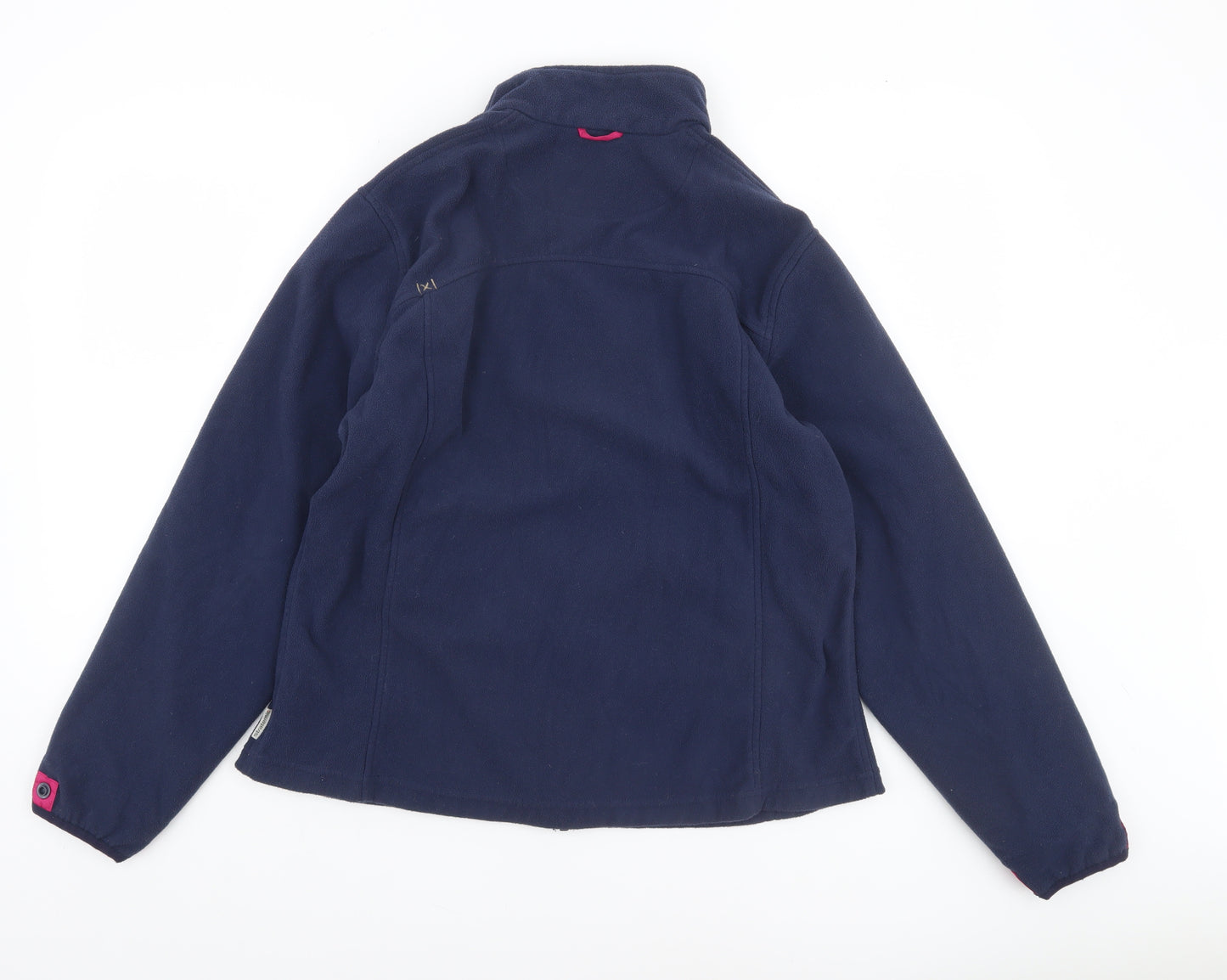 Quechua Women's Blue Fleece Full Zip Jacket Size 14