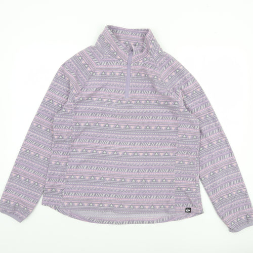 Outdoor Products Women’s Purple Fleece 1/4 Zip Pullover Sweatshirt L