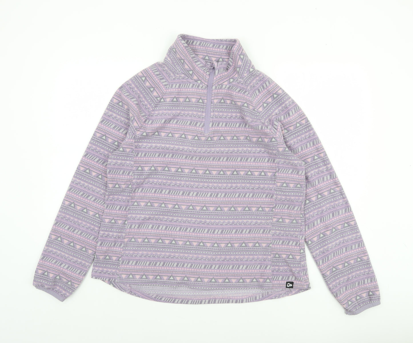 Outdoor Products Women’s Purple Fleece 1/4 Zip Pullover Sweatshirt L