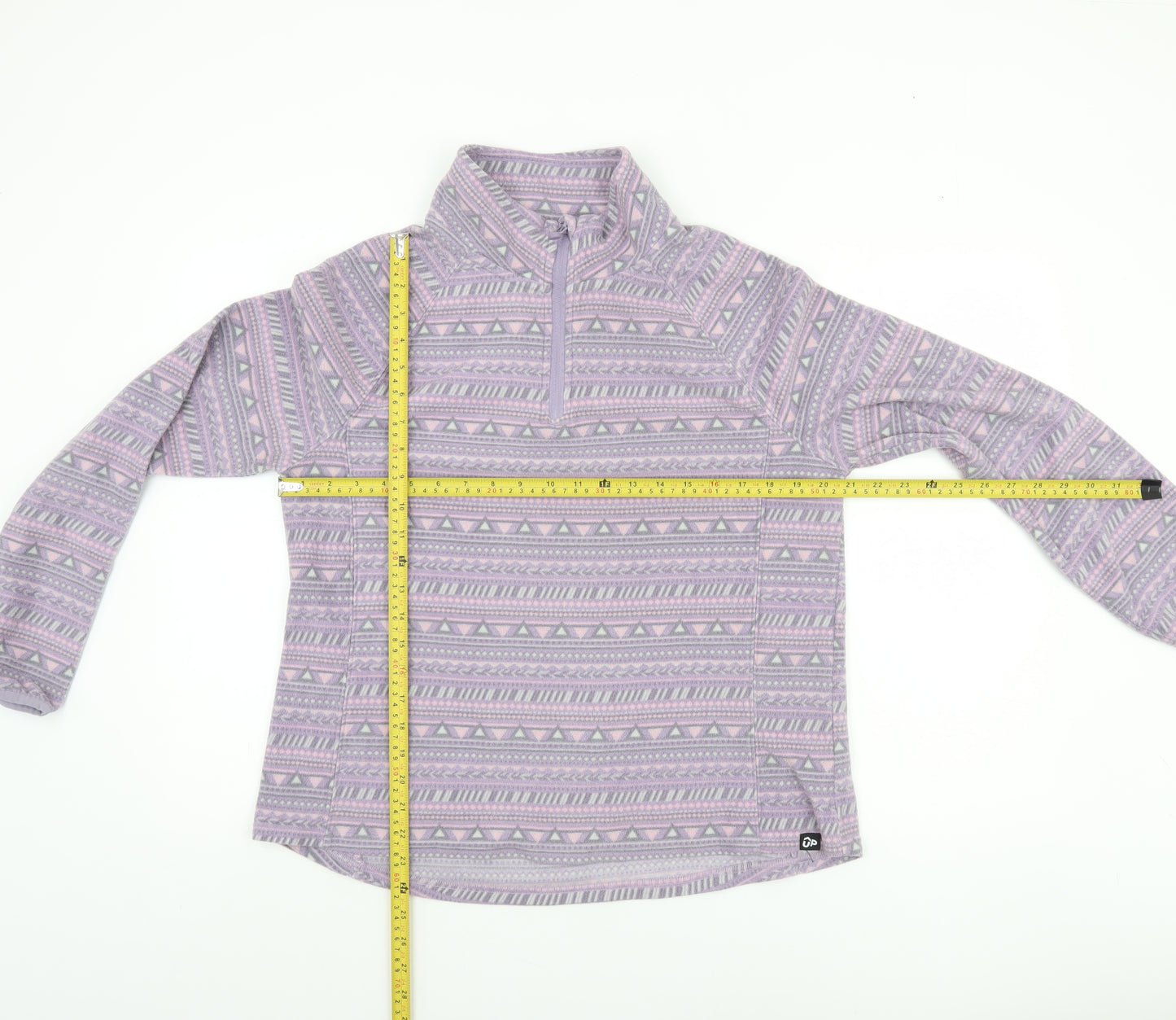 Outdoor Products Women’s Purple Fleece 1/4 Zip Pullover Sweatshirt L