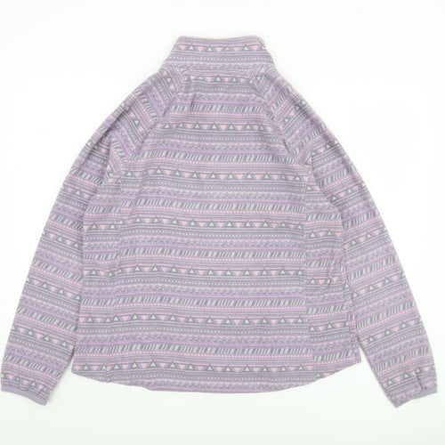 Outdoor Products Women’s Purple Fleece 1/4 Zip Pullover Sweatshirt L