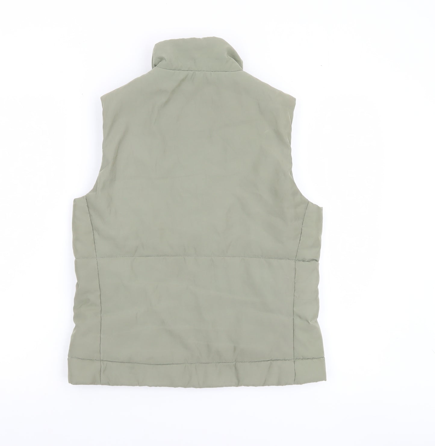 Dorothy Perkins Women Green Padded Zip Waistcoat UK 10