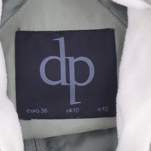 Dorothy Perkins Women Green Padded Zip Waistcoat UK 10