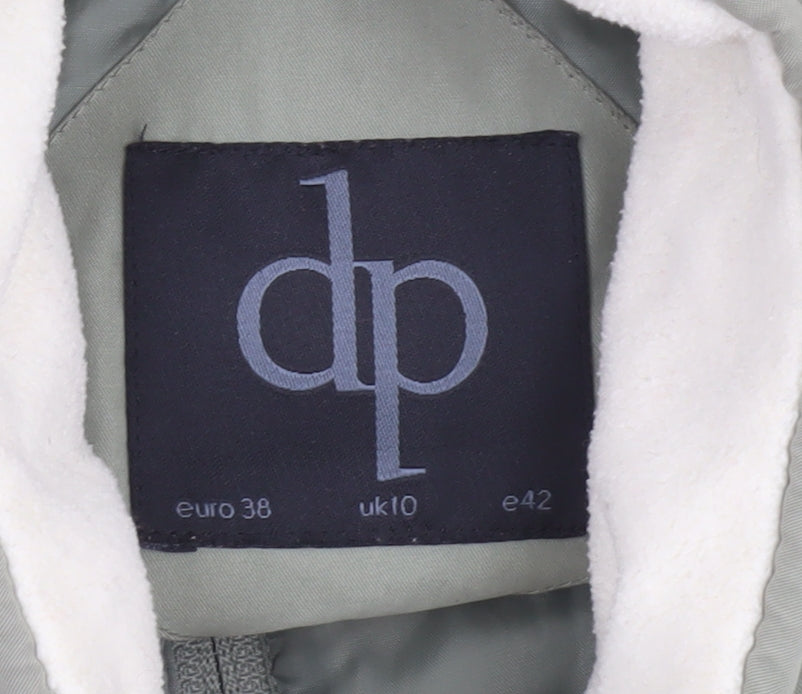 Dorothy Perkins Women Green Padded Zip Waistcoat UK 10